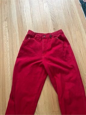 Rockies Straight Leg Jeans in Red